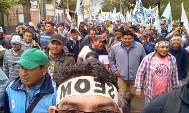 REPUDIAN AL GOBIERNO DE JUJUY POR EL INTENTO DE IMPEDIR EL PARO DEL S.E.O.M.