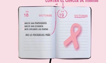 19 de Octubre: DÍA INTERNACIONAL DE LUCHA CONTRA EL CANCER DE MAMA