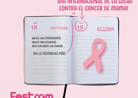 19 de Octubre: DÍA INTERNACIONAL DE LUCHA CONTRA EL CANCER DE MAMA