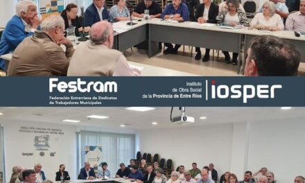 LA FESTRAM ESTUVO PRESENTE EN LA REUNIÓN DEL IOSPER CON SINDICATOS PROVINCIALES