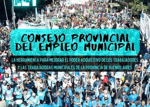 SEGUIMOS RECLAMANDO LA CONVOCATORIA AL CONSEJO PROVINCIAL DEL EMPLEO MUNICIPAL: